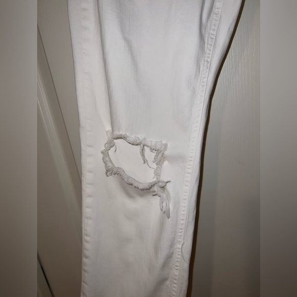 RAG & BONE Ripped White Jeans - Picture 2 of 8